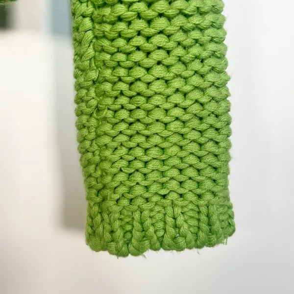 Glamorous Green Chunky Knit Turtleneck Pullover Sweater Womens S - Image 3