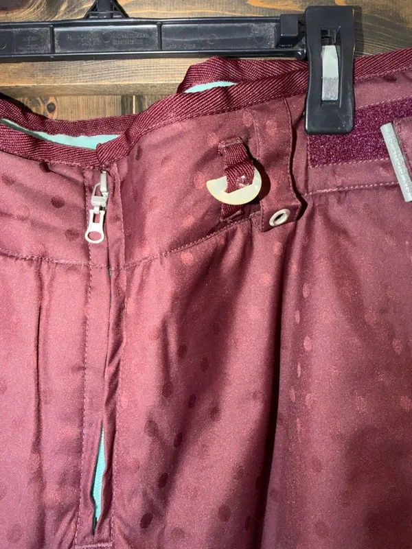 686‎ Polka Dot Ski Snowboard Snow Pants Red Size L - Image 7