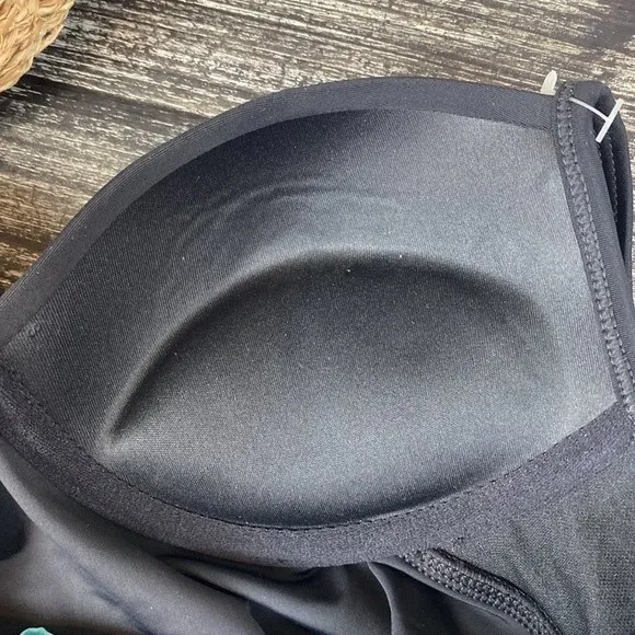 Spanx Black Padded Cup Tankini Swim Bathing Suit Top S - Image 5