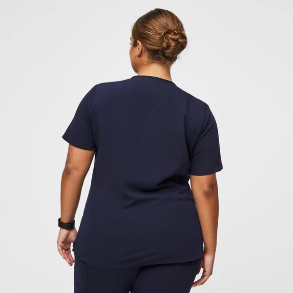 Figs Women's Catarina One Pocket Scrub Top Navy Blue V-Neck Medical Shirt Sz XXL - Image 13