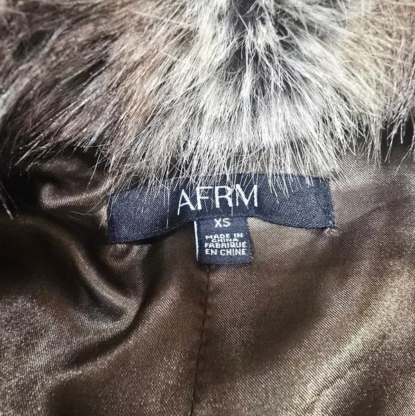 AFRM Saint Trench in Washed Brown Size XS - Image 10