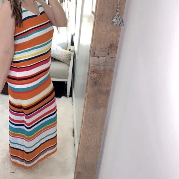 Lila Rose striped maxi dress multicolor size 2 - Image 3
