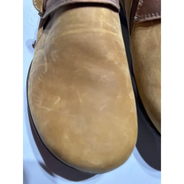 Brand New Clarks Women's Size 7.5 Dark Tan Brown Clogs Booties Boots - Image 10