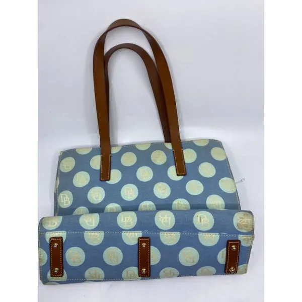 DOONEY & BOURKE Blue Brown Shoulder Bag Customized - Image 7