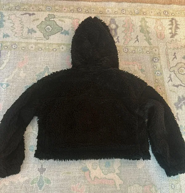 Urban Outfitters Black Fleece Jacket - Image 2