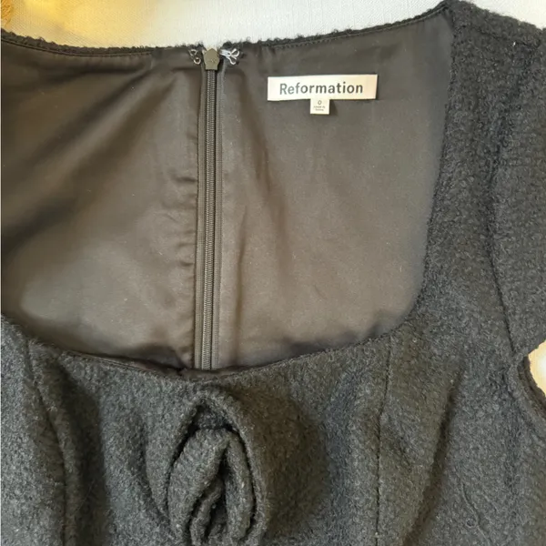 Reformation black mini dress - Image 7