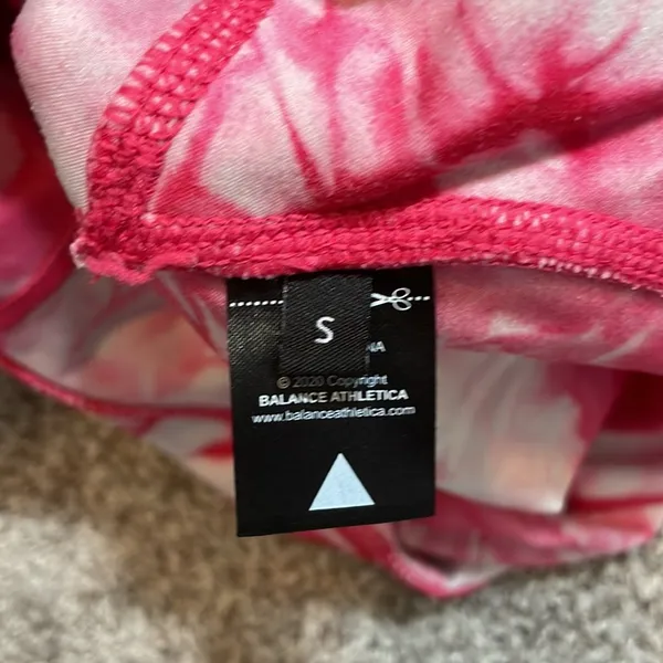 Balance athletica hot pink tie dye oasis biker short - Image 7