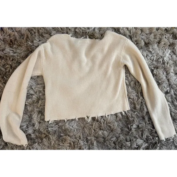 Revolve Lovers and Friends Prospect Sweater Cream Size XS - Image 4