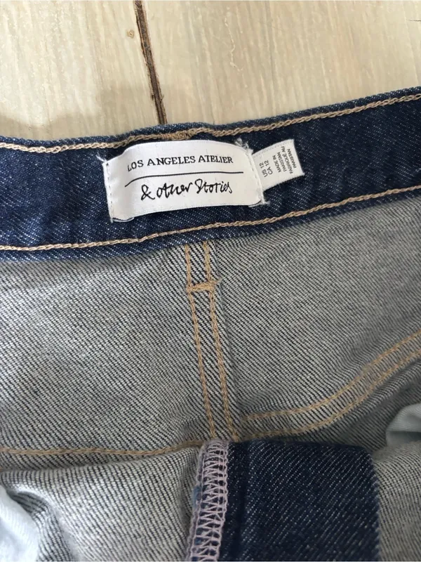 Los Angeles Atelier & Other Stores Blue Jean Denim Skirt Size 10 - Image 2