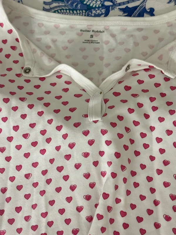 Roller Rabbit Pajamas Heart Pink - Image 2