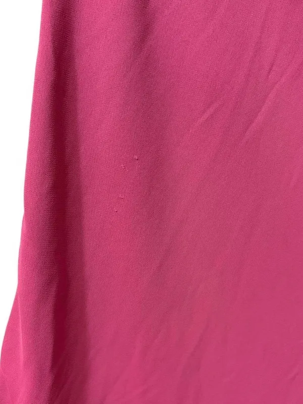 ZARA Pink Ruched Midi Skirt - Image 2