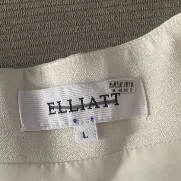 Elliatt size large alondra puff sleeve mini dress white bridal revolve - Image 3