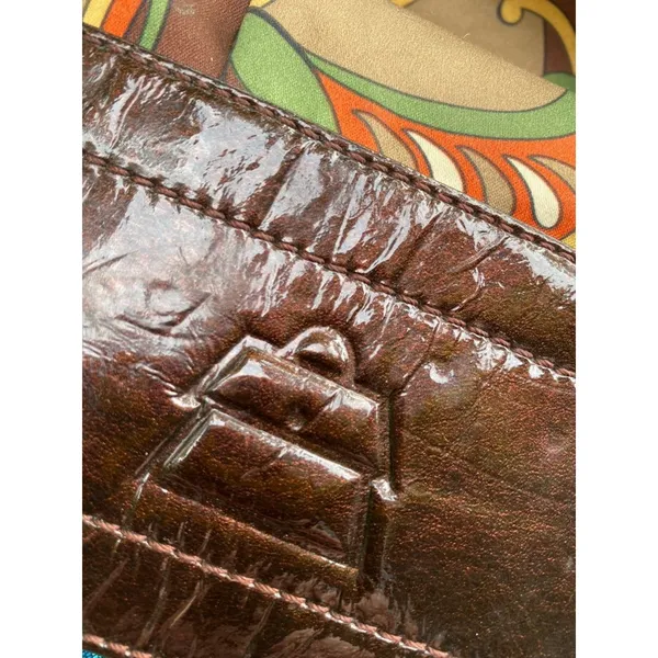 Kathy‎ van Zeeland retro trippy 70’s vibe vintage shopper bag - Image 5