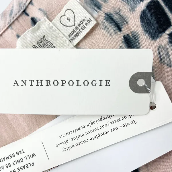 Anthropologie Norblack Norwhite Slip Dress Womens‎ Small Kyara Pink Tie Dye Festival Bohemian - Image 13
