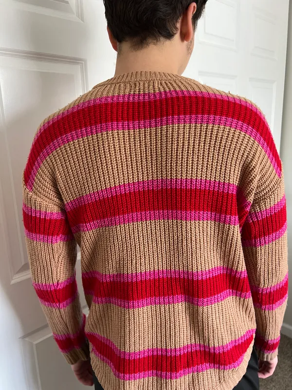Pink And Brown Sweater Multiple Size XL - Image 2