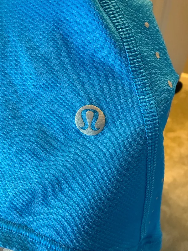 Lululemon Workout Top Blue - Image 4