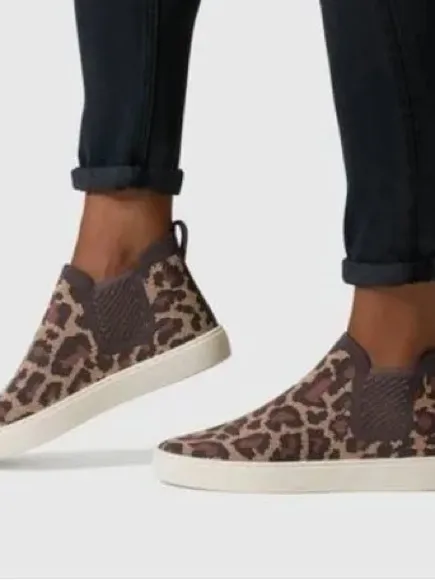 Rothy's The Chelsea High Top Cheetah Print Sneakers 8.5‎ - Image 3