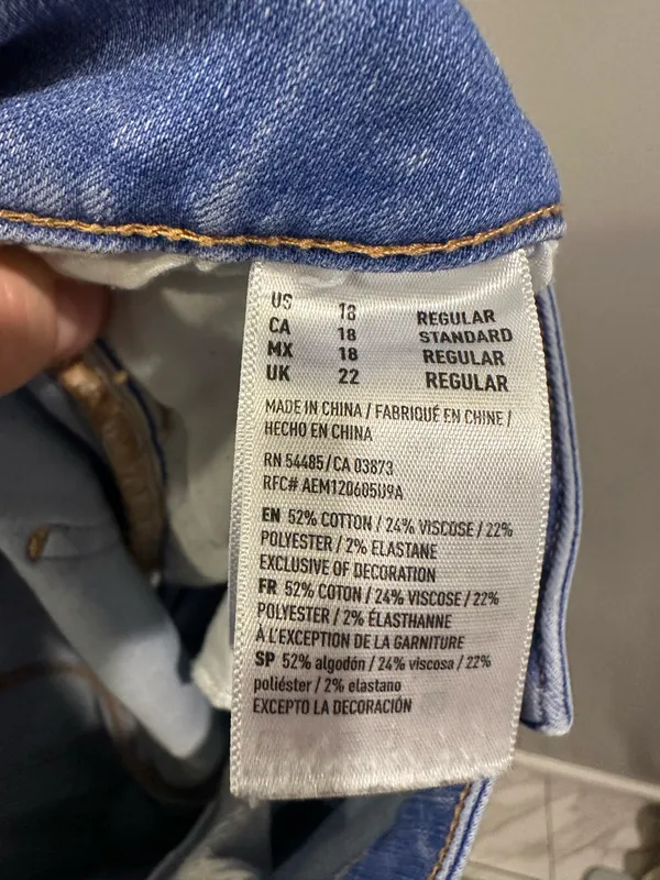 American Eagle X Cafe Super Super Stretch Hi-Rise Jegging - Image 7