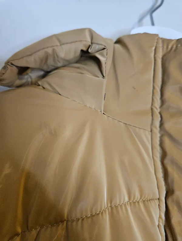 How Dare U Outerwear Pocketed Zip-Up Puffer Jacket with Removable Hood - Image 4