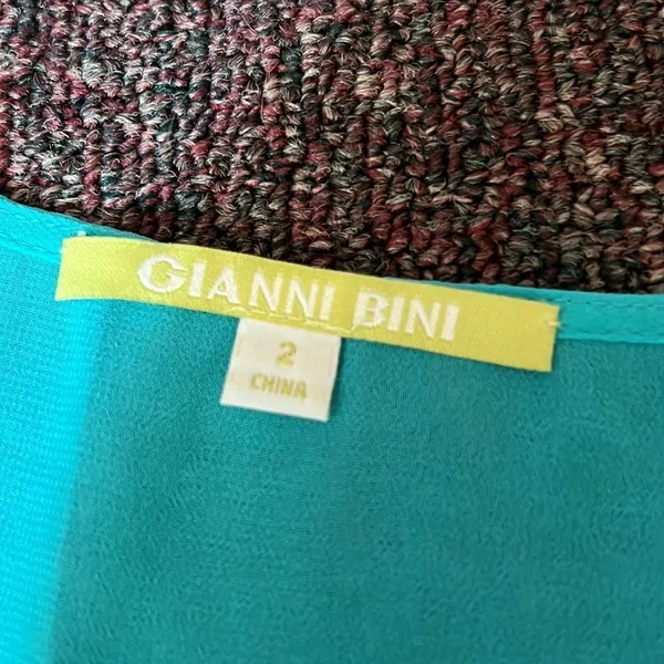 Gianni bini‎ teal dress 2 - Image 6
