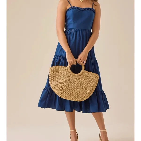 NEW Altar’d State Navy Blue Maxi Dress Size XL Available NWT - Image 2
