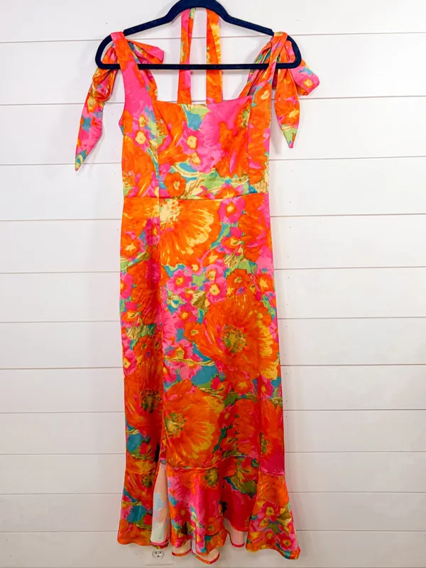 Show Me Your Mumu Garden Midi Dress Miss Malibu, EUC, Medium, MSRP $198 - Image 11