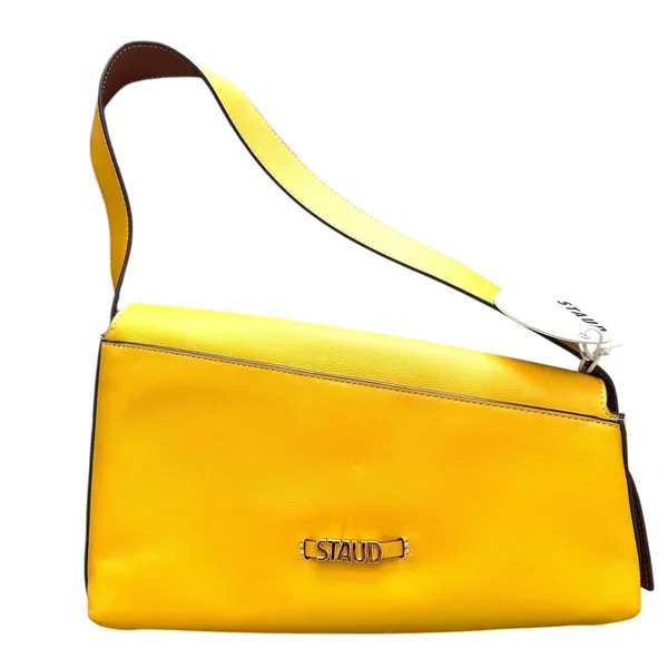 NEW NWT‎ STAUD Acute Leather Shoulder Bag Goldie - Image 4