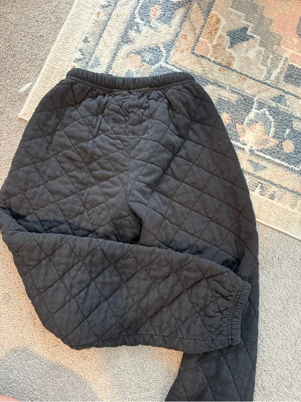 Aviator Nation Quilted Black Sweatpants - Image 10