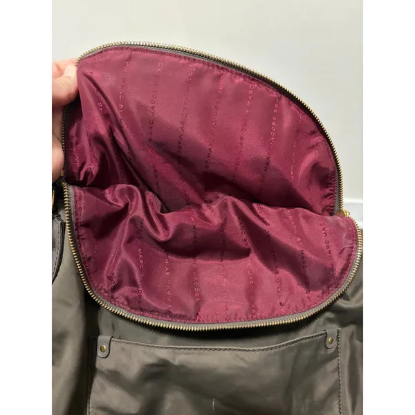 Marc by Marc Jacobs Purse Nylon Shoulder Bag Dark Green Gray Preppy Y2K Streetwear Bags - Image 6