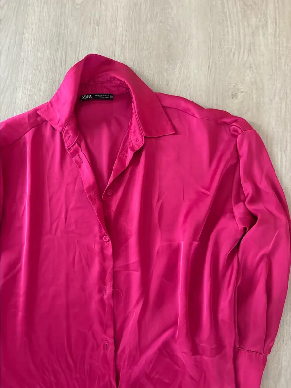ZARA Pink Button Down - Image 3
