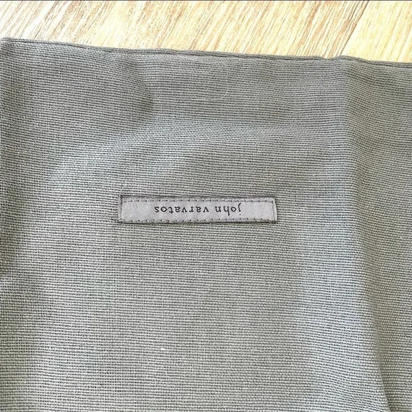 John Varvatos grey small drawstring dust bag - Image 3