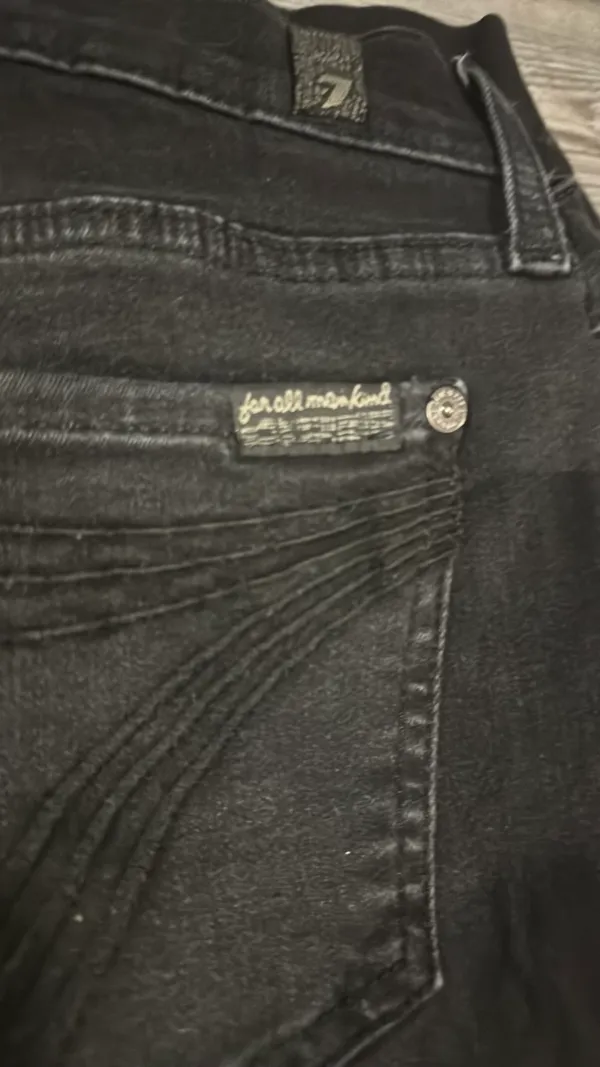 7 For All Mankind Jeans Dojo Black - Image 4