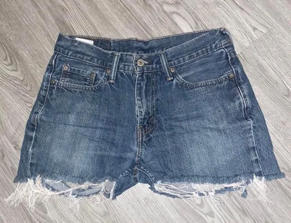 Levi’s Dark Denim Shorts  - Image 2