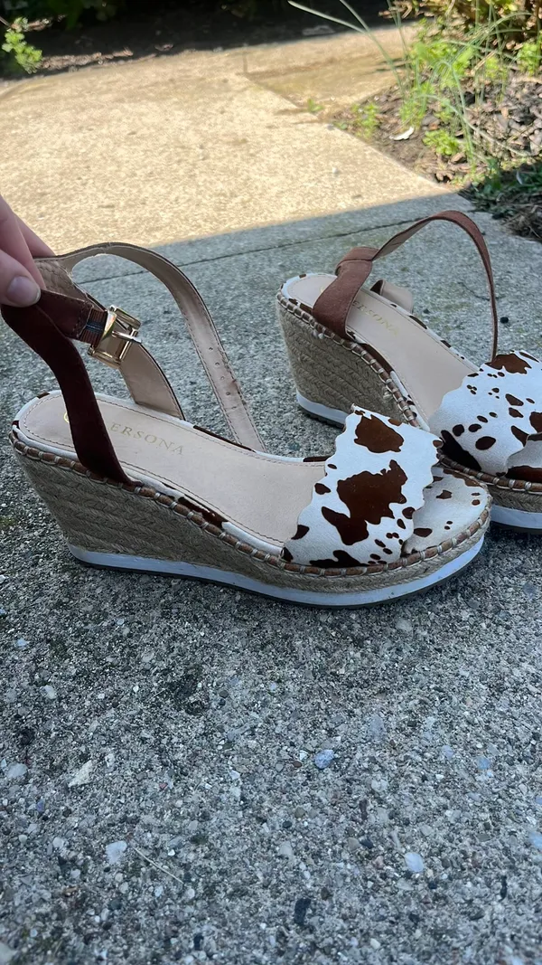 Brown Cow wedge heels - Image 2