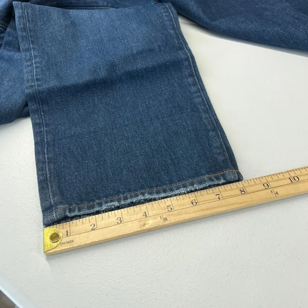 Madewell Baggy Straight Jeans Womens 28 Blue Denim Cotton Stretch High‎ Rise - Image 11
