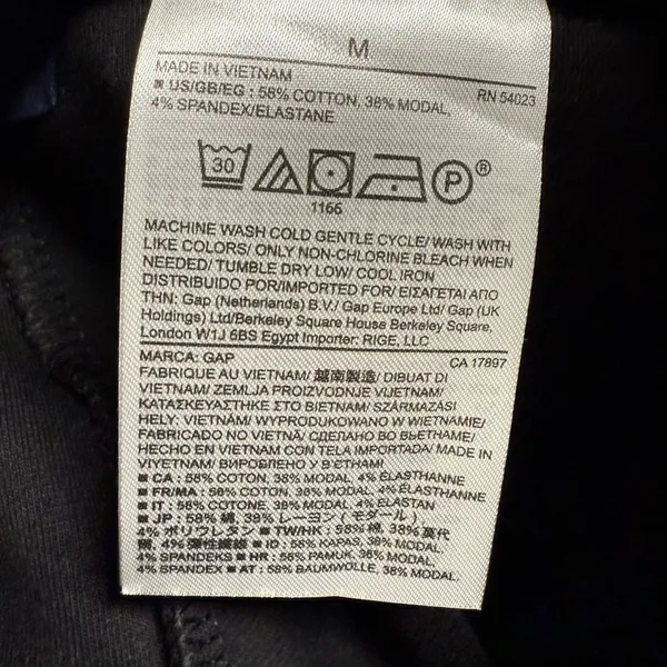 NWOT Gap Moto Style Black Zippered Pants Size Medium - Image 6