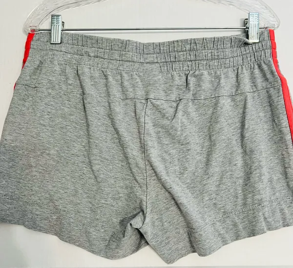 Adidas Ladies Gray Athletic Shorts - Image 3