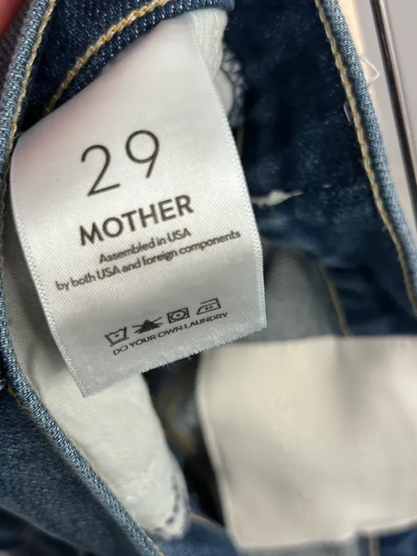 MOTHER The Weekender Flare Jeans Size 29 ITS A SMALL WORLD color NWT - Image 7