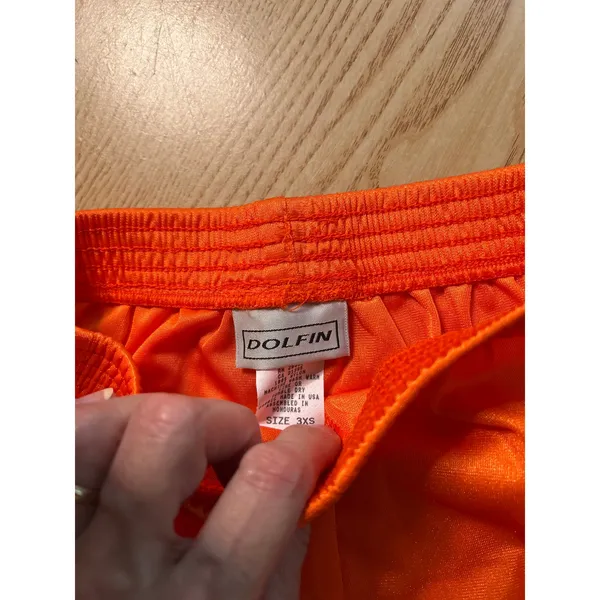 B86 New women’s Hooters girl Vintage uniform Cheeky shorts🤩 Xxxs Waist 10-13" - Image 3