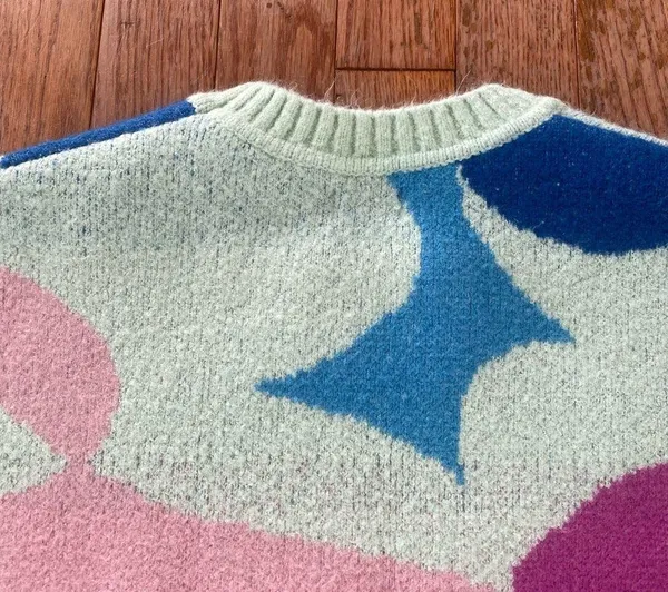 floral abstract funky Cotton On sweater - Image 10