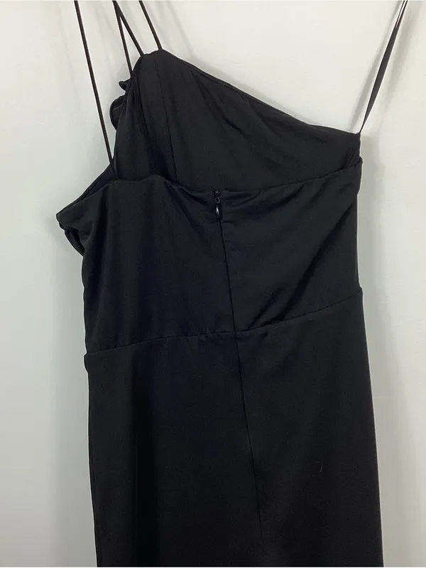 Showpo. Teagan Midi Dress Black Size 6 NWT - Image 6