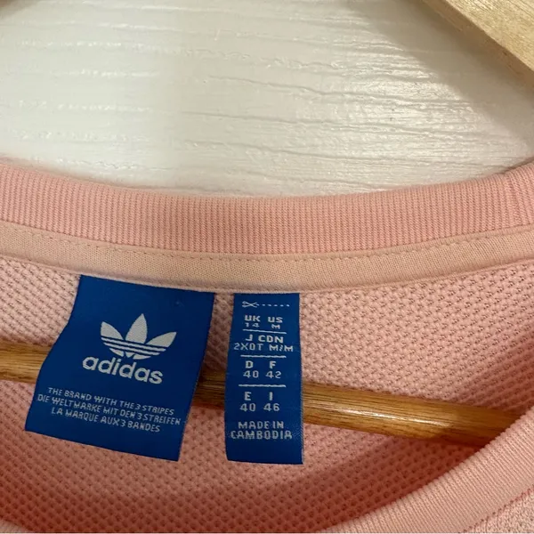 Adidas Light Pink Mesh Dress‎ Size Medium - Image 5