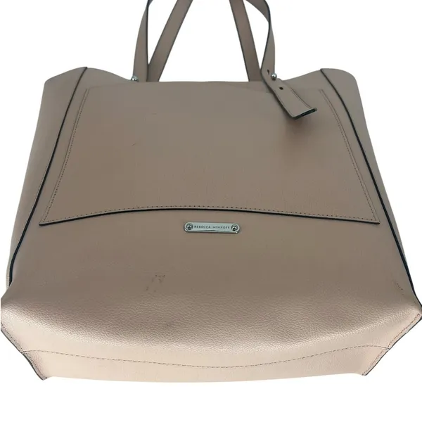 Rebecca Minkoff Stella‎ North South Tote Blush Pink Leather - Image 12
