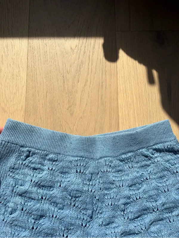 Spell blue knit bonfire organic cotton shorts - Image 11