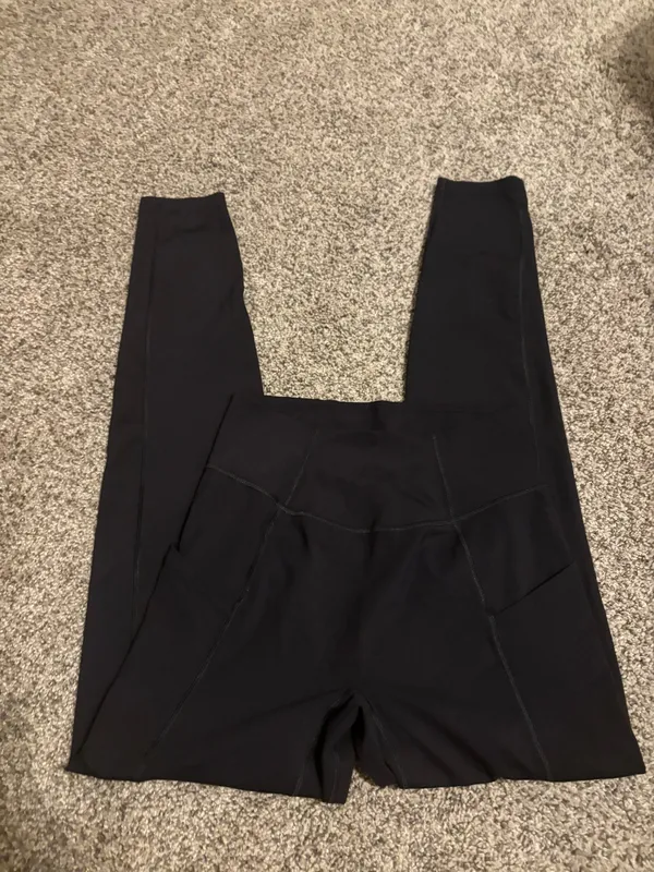 Black Whitney Gymshark Simmons Leggings Small - Image 5