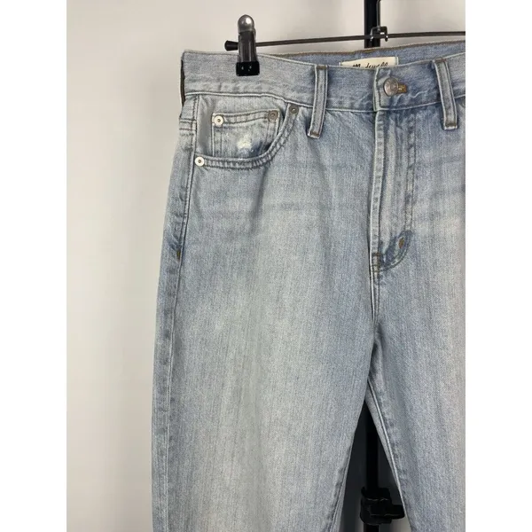 Madewell‎ Light Blue Wash The Perfect Summer Straight Leg Denim Jean Size 28 - Image 2