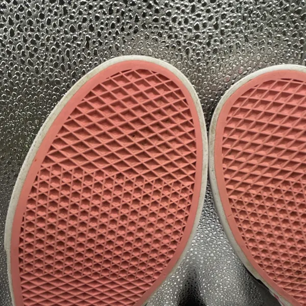 Vans‎ Women's Size 8 Gray Canvas Lace-Up Sneakers Pink Lining Casual Shoes - Image 13