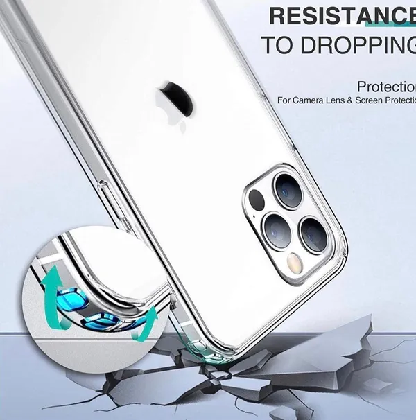 Luckymore Crystal Clear Case Compatible with iPhone 12/12 Pro - Image 4