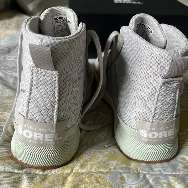 Women's Grey High-Top Sneakers - Image 5