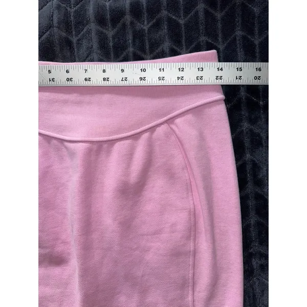 Lululemon Women's Skirt‎ Scuba High Rise Mini Vitapink Cotton Fleece Sz Small - Image 5